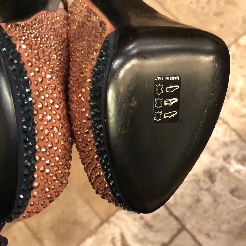 New Giuseppe zanotti 6" platform Swarovski crystal - Picture 8 of 8
